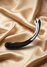 Sweet Pressure Curved Metal & Silicone Pleasure Wand