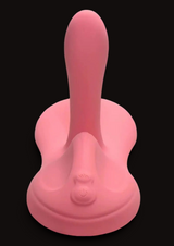 Erovia The Reverie dual stimulation wellness device in a smooth blush rose silicone finish