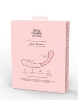 Erovia Sweet Pressure dual-ended pleasure wand packaging featuring a pink box with product diagrams and features.